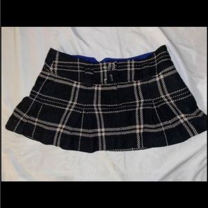 Vtg Plaid Mini Skirt American Eagle